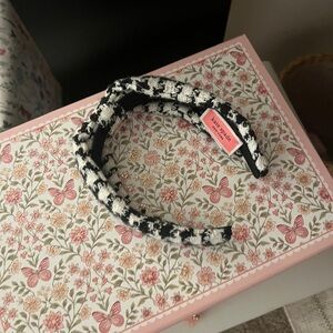 Kate Spade Monochrome Tweed Headband